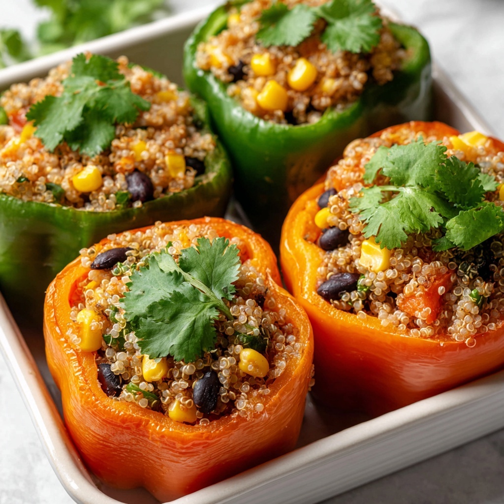 Quinoa Stuffed Bell Peppers: A Healthy, Flavorful Meal Recipe - Recipe Image