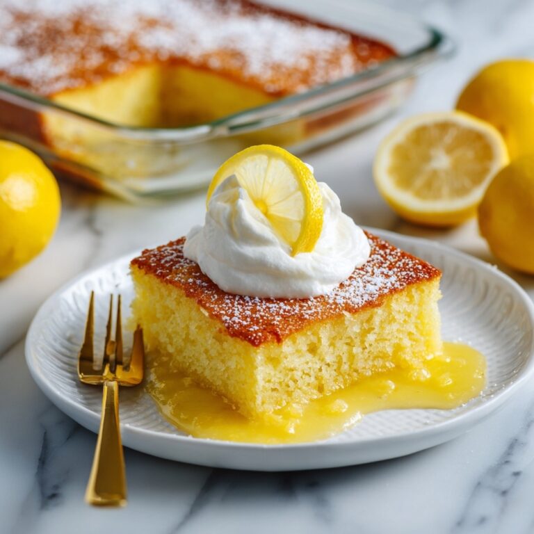 Luscious Lemon Pudding Cake Recipe