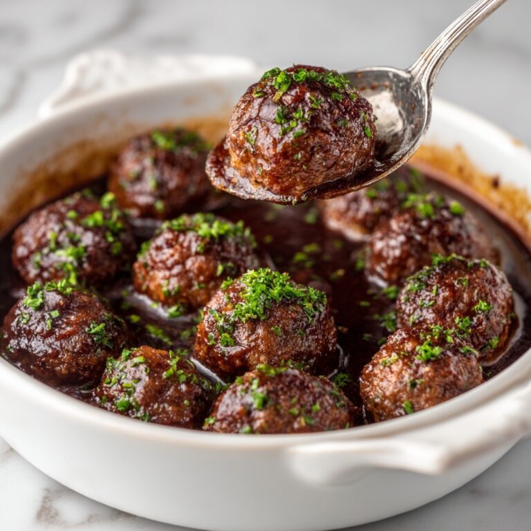 Salisbury Steak Meatballs in Rich Brown Gravy Recipe