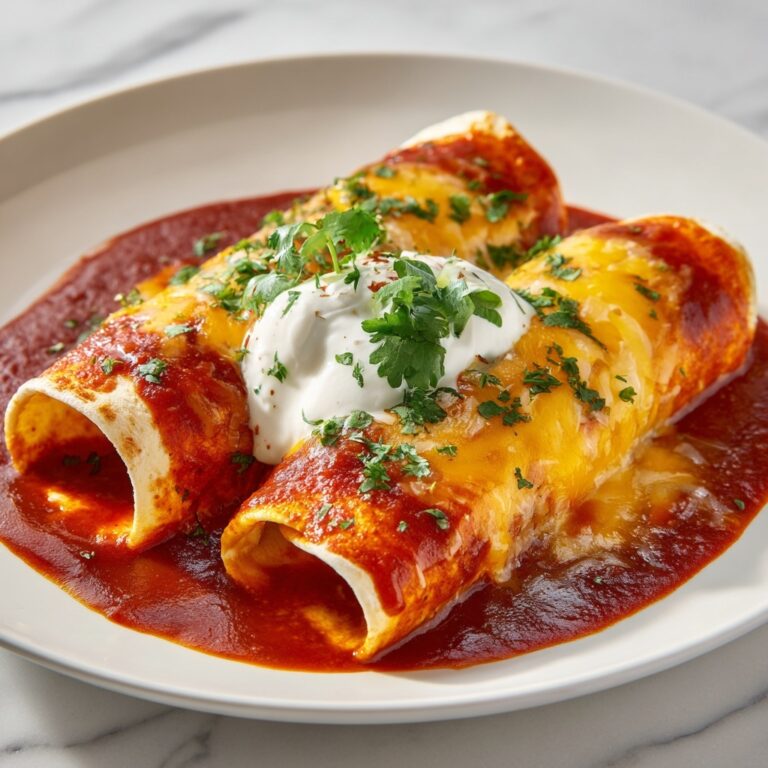 Chicken Enchiladas with Red Sauce Recipe