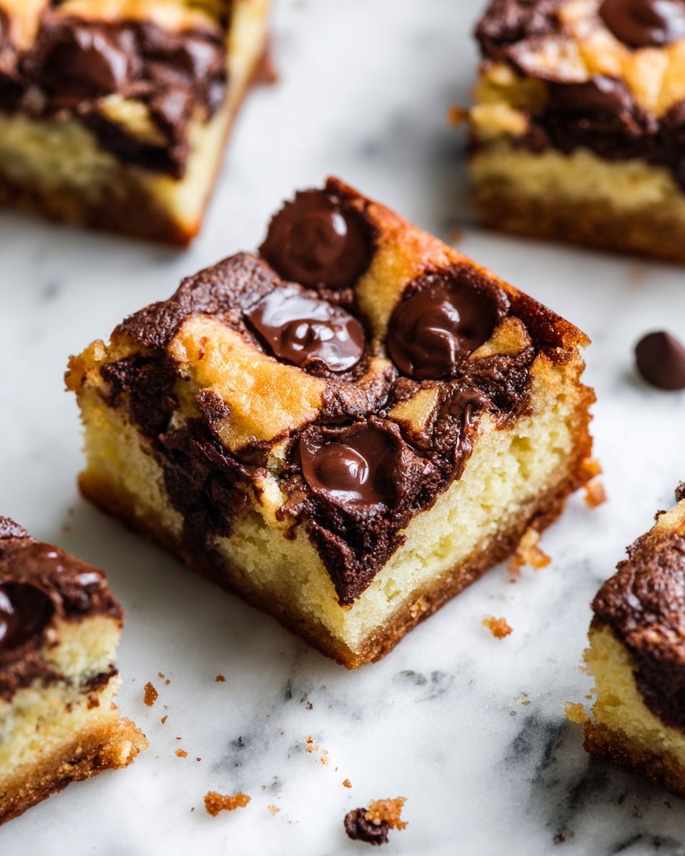 Lazy Chocolate Chip Cookie Bars Recipe - Recipe Image