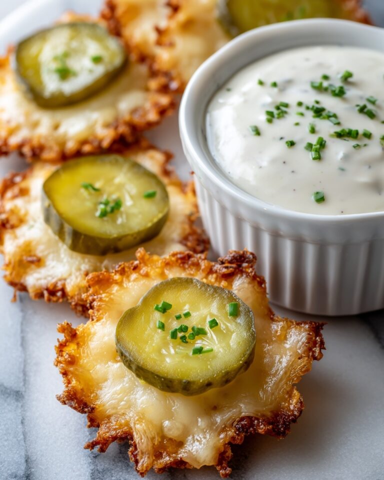 Cheesy Pickle Chips Recipe