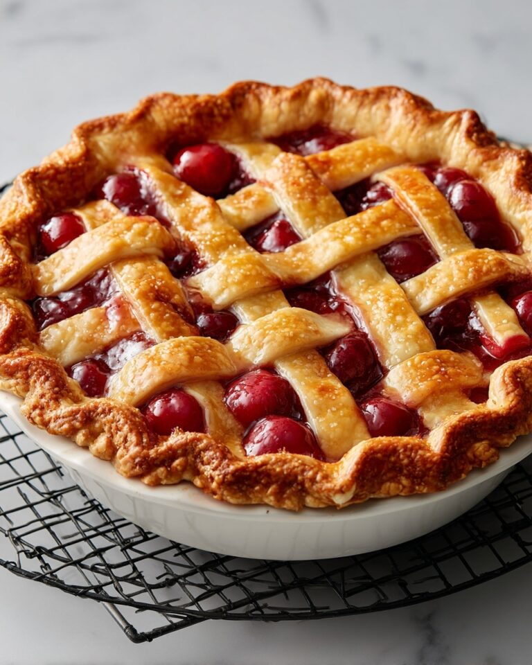 Plum Lattice Pie Recipe