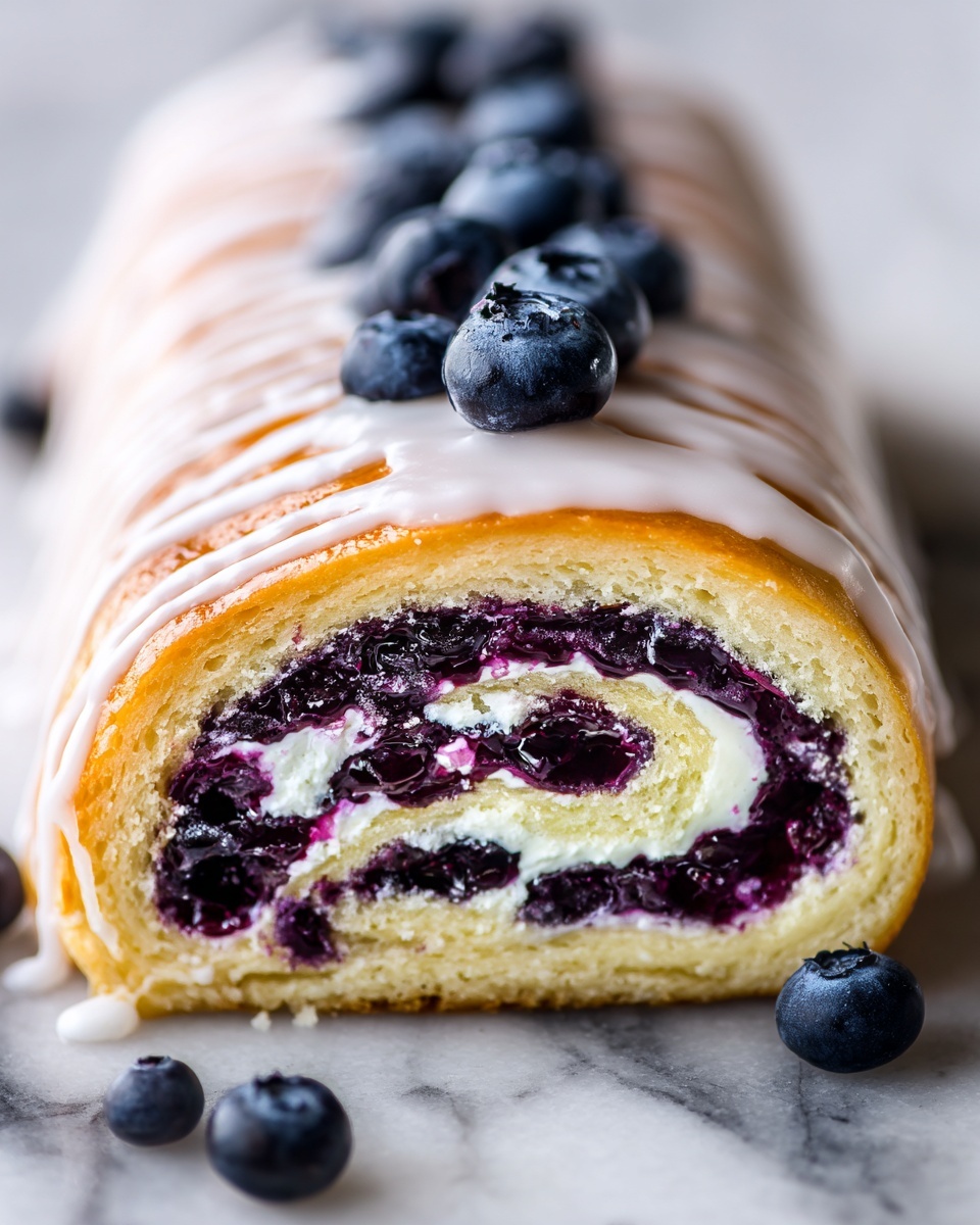 Homemade Blueberry Sweet Rolls Recipe - Recipe Image