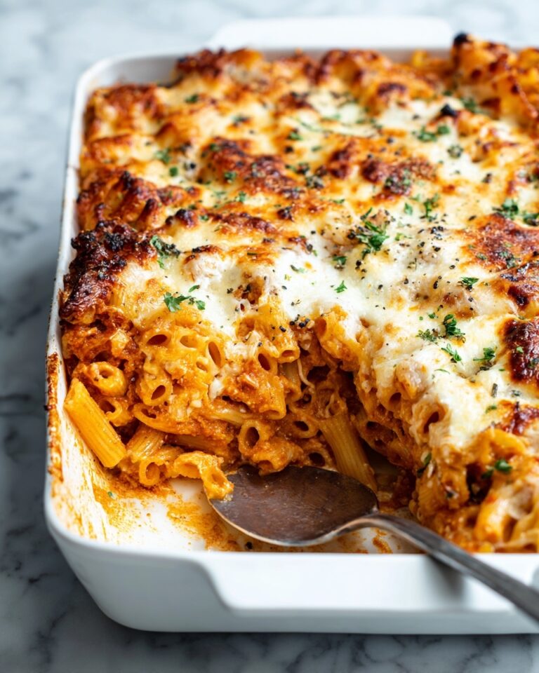 Baked Ziti with Ground Beef and Ricotta Recipe