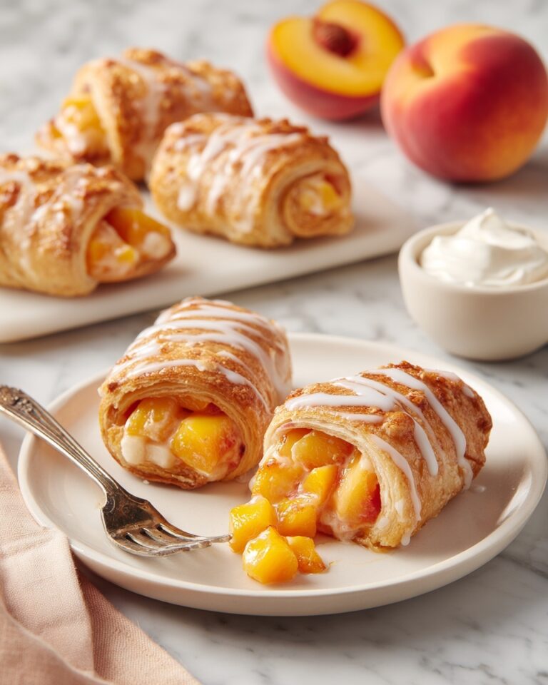Crispy Peach Cobbler Egg Rolls – A Fun Twist Recipe