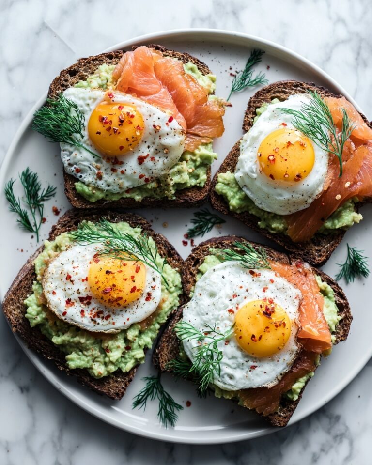 Avocado and Poached Egg with Smoked Salmon Plate Recipe