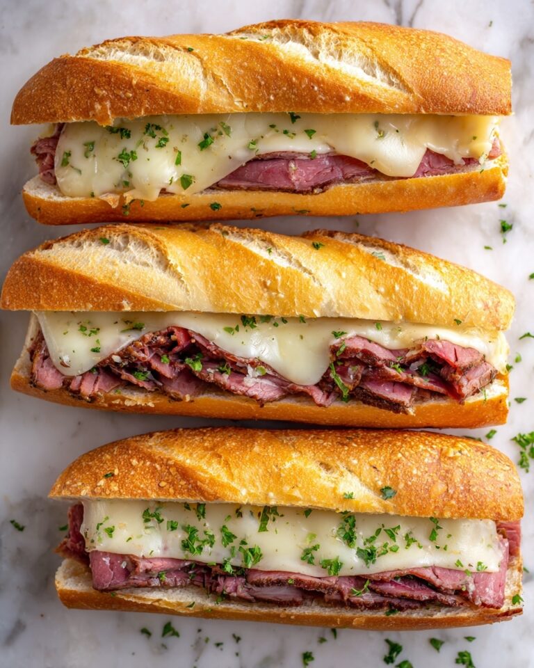 Game Day Garlic Steak and Cheese Sandwiches Recipe
