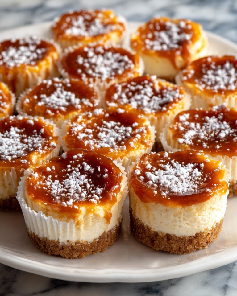 Mini Crème Brûlée Cheesecakes Recipe