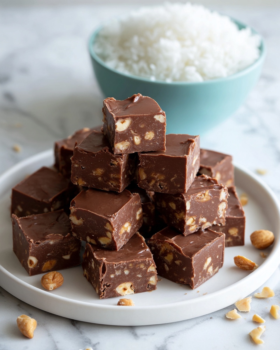 German Chocolate Fudge Recipe - Recipe Image