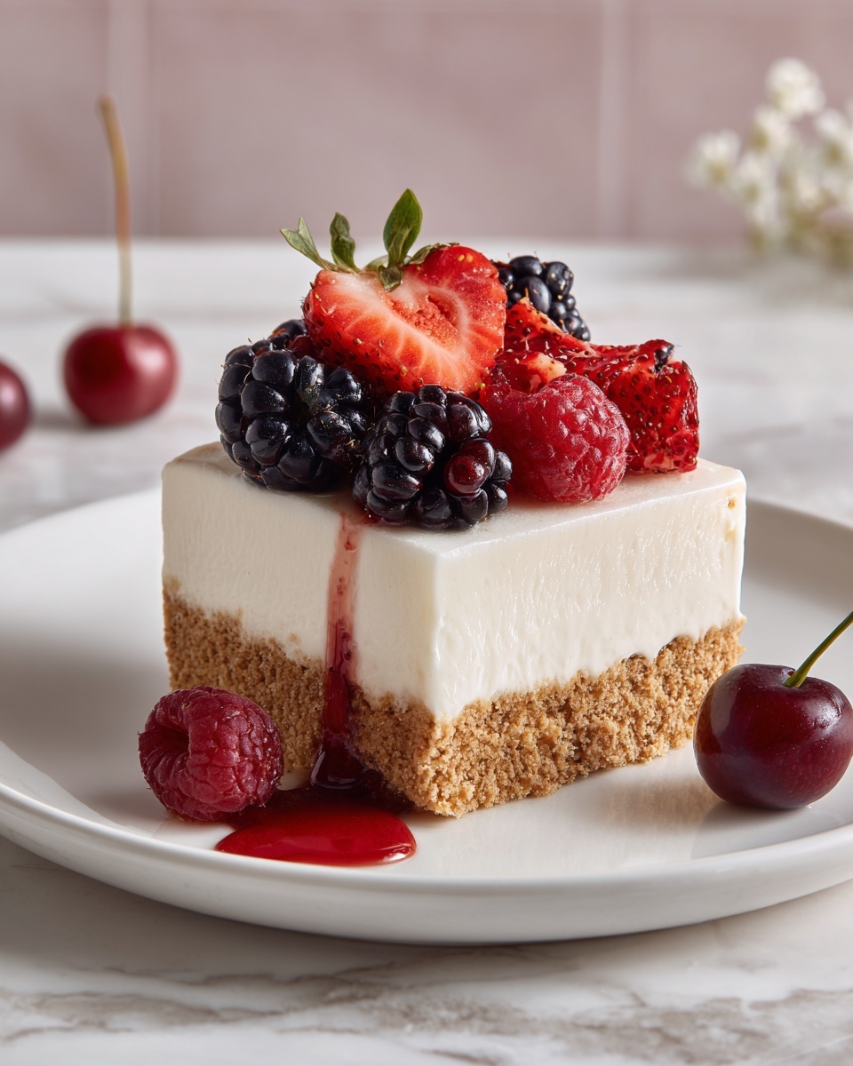 No-Bake Cheesecake Recipe - Recipe Image