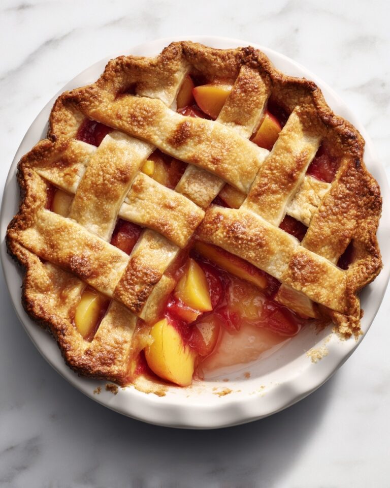 Triple Crust Peach Cobbler Recipe