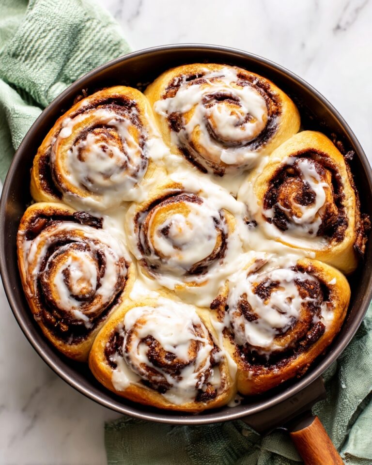 Fluffy Cinnamon Walnut Rolls with Cream Cheese Frosting Recipe