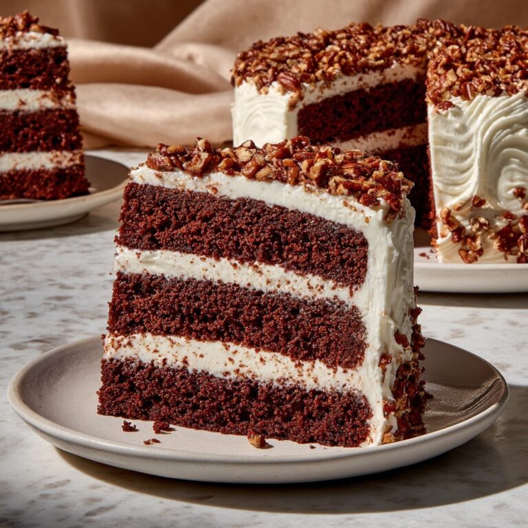 White German Chocolate Cake with Cheesecake Center Recipe