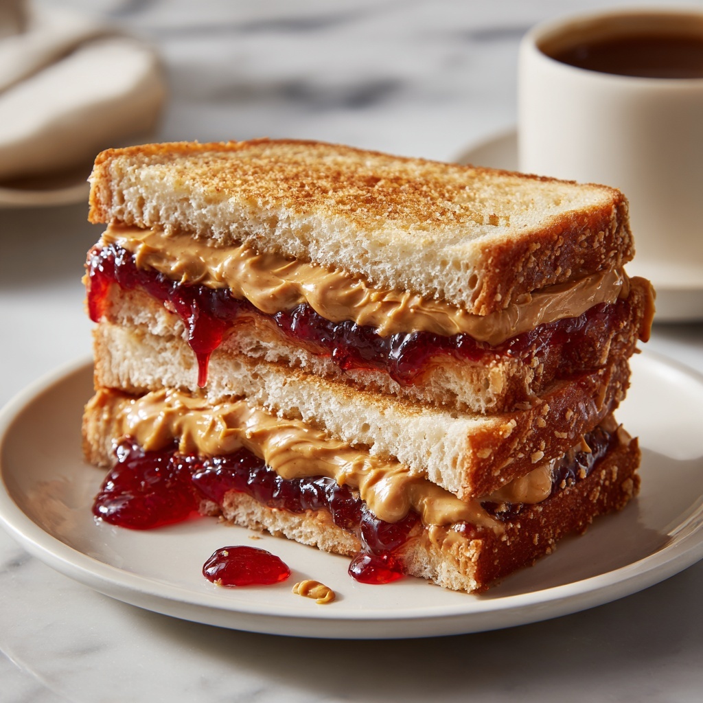 Air Fryer Peanut Butter & Jelly Sandwich Recipe - Recipe Image