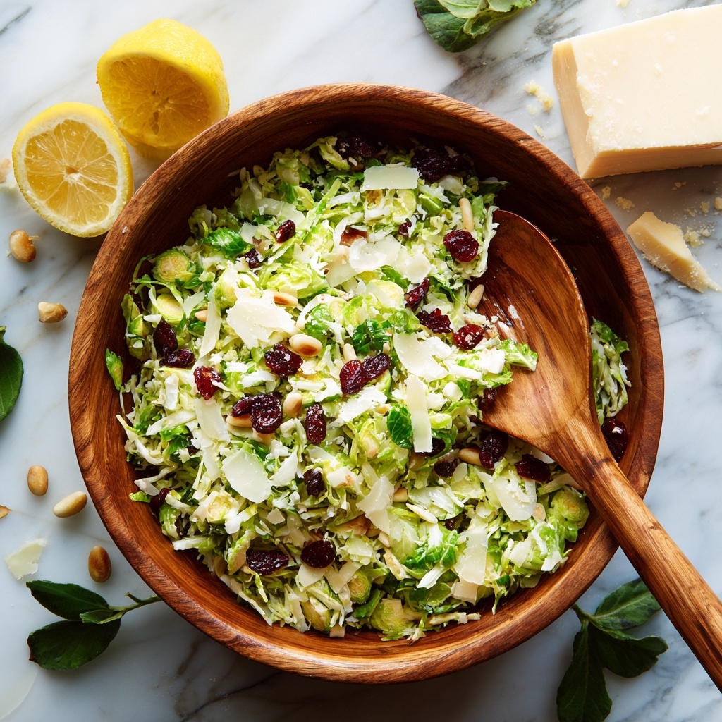 Parmesan Brussels Sprouts Salad Recipe - Recipe Image