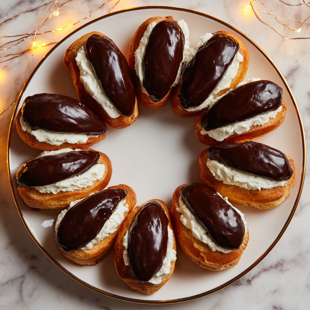 Mocha Éclairs Recipe - Recipe Image