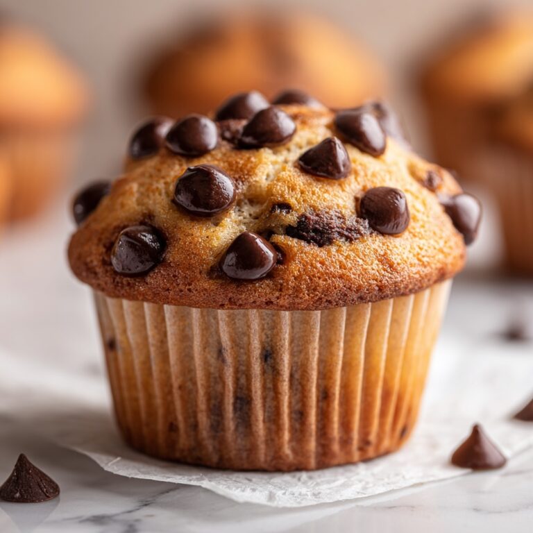 Bakery-Style Chocolate Chip Muffins Recipe