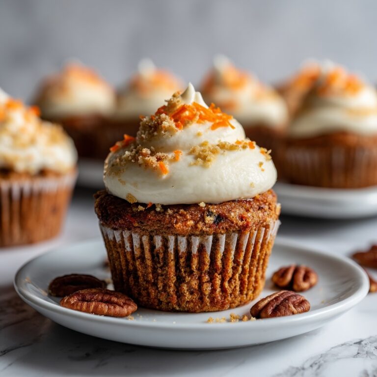 Easy Carrot Cake Cupcakes Recipe