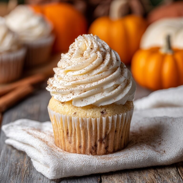 Pumpkin Cupcakes with Cinnamon Cream Cheese Frosting Recipe