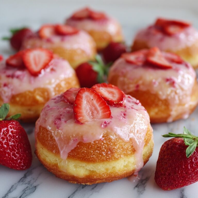 Strawberry Buttermilk Doughnuts Recipe