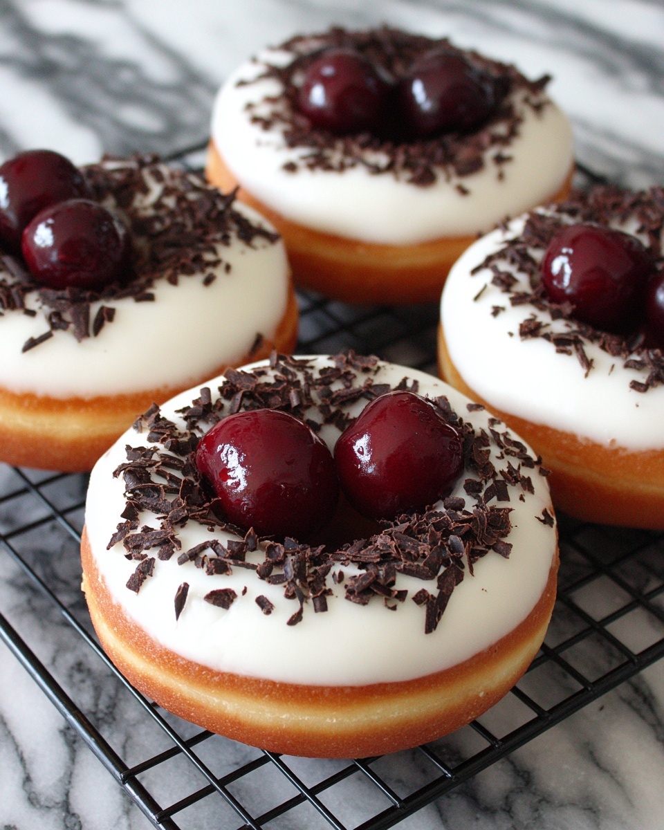 Black Forest Doughnuts Recipe - Recipe Image