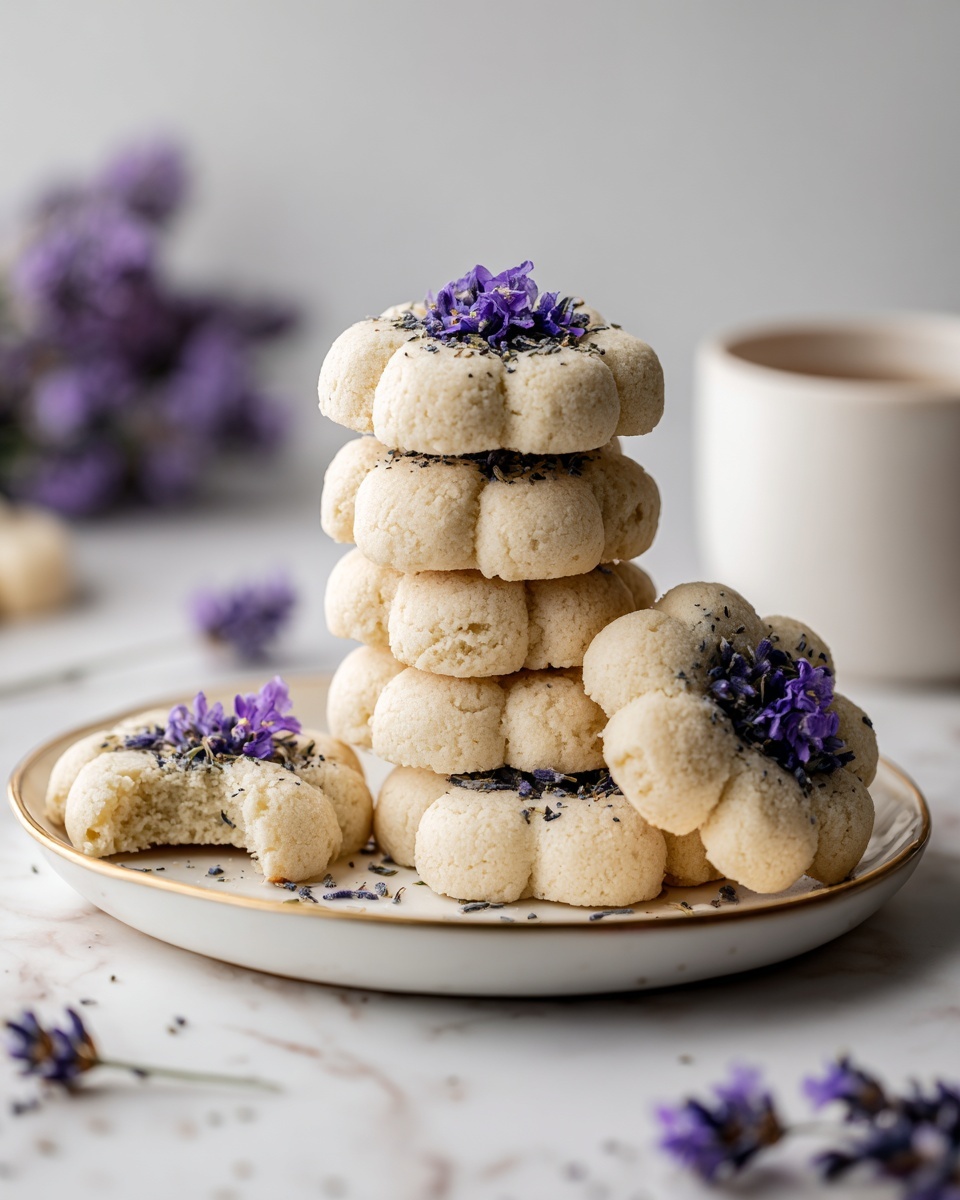 Lavender Shortbread Cookies Recipe - Recipe Image
