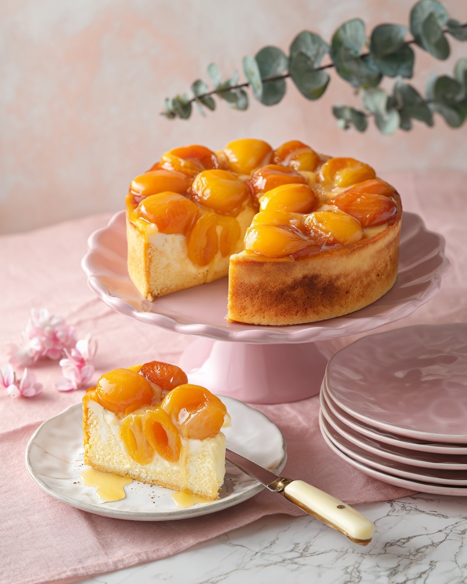 Apricot Upside-Down Cake Recipe - Recipe Image