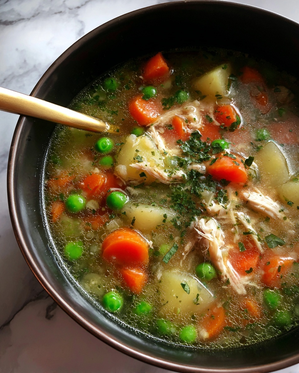Crockpot Chicken Vegetable Soup Recipe - Recipe Image