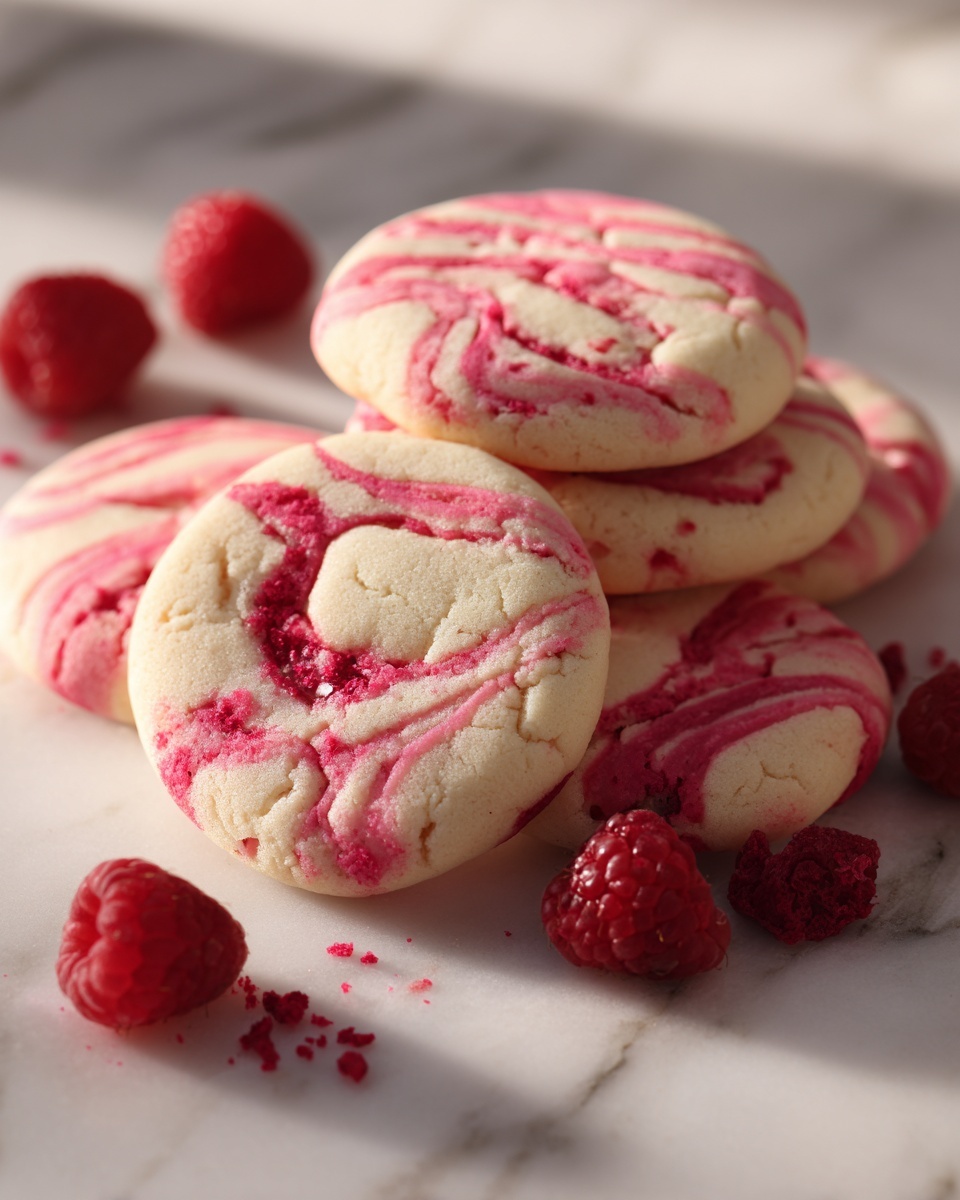 Soft and Chewy Raspberry Sugar Cookies Recipe - Recipe Image