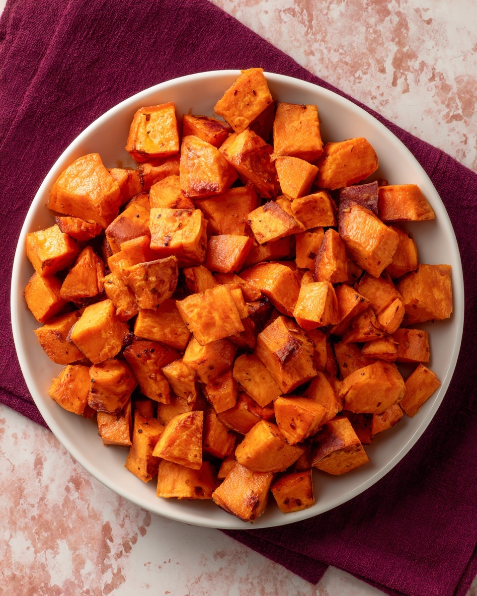 Honey Cinnamon Roasted Sweet Potatoes Recipe - Recipe Image
