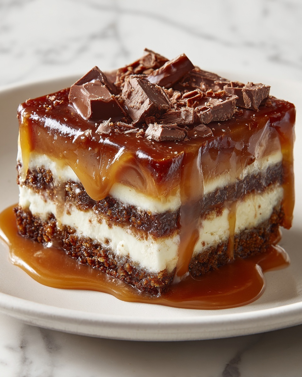 Caramel Brownie Cheesecake Recipe - Recipe Image