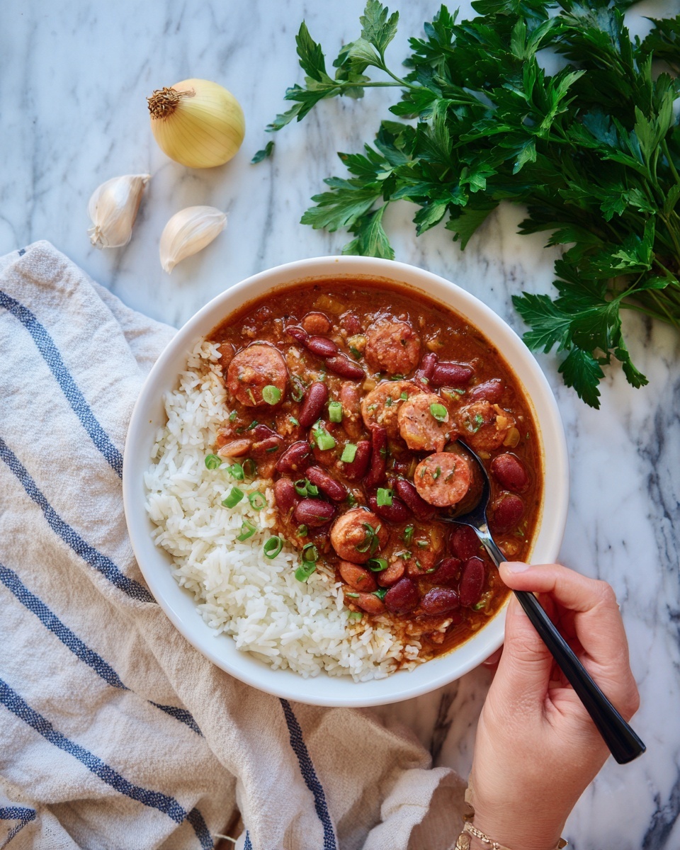 Louisiana Red Beans and Rice Recipe - Recipe Image