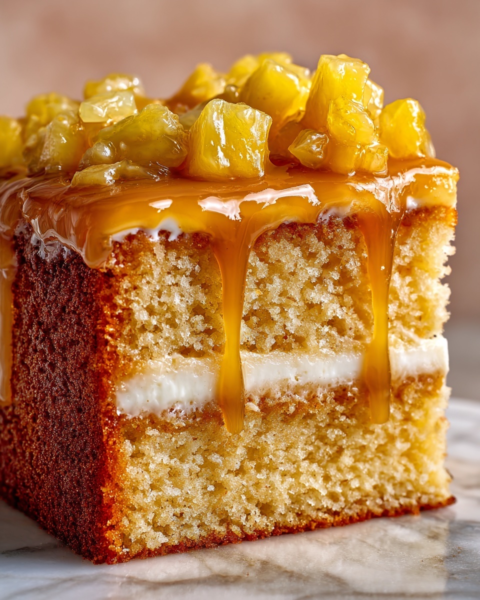 Juicy Pineapple Heaven Cake Recipe - Recipe Image