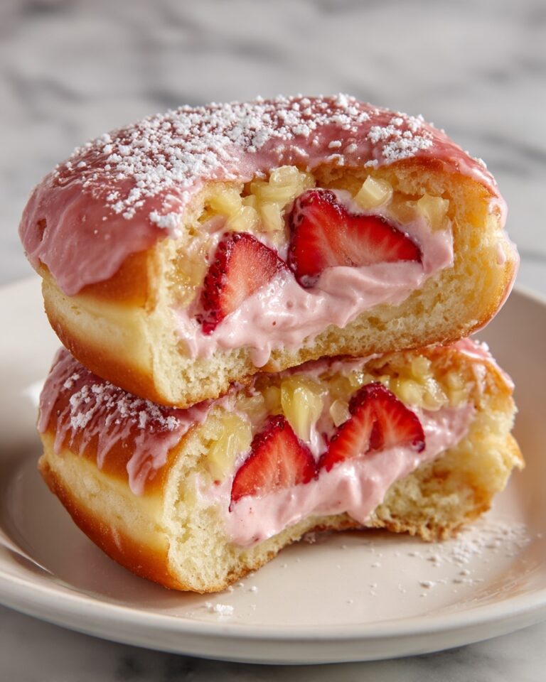 Strawberry and Cream Cheese Pineapple Bun Recipe