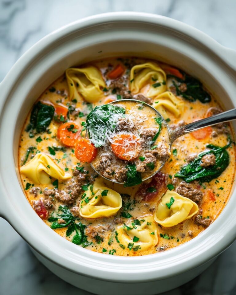 Creamy Crockpot Tortellini Recipe