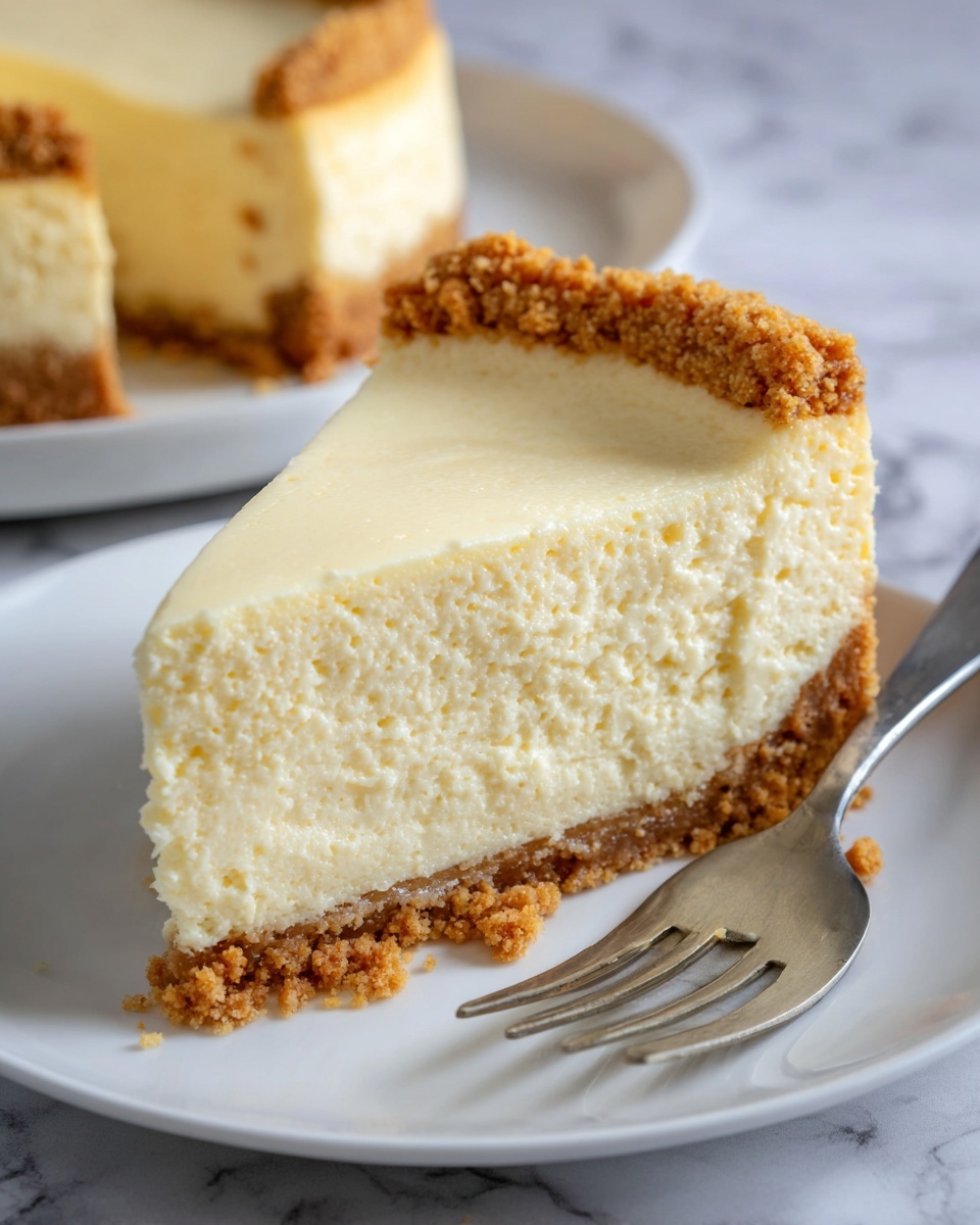 Tall and Creamy New York Cheesecake Recipe - Recipe Image
