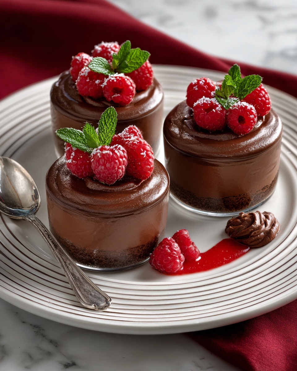 Chocolate Mousse with Raspberry Coulis Recipe - Recipe Image