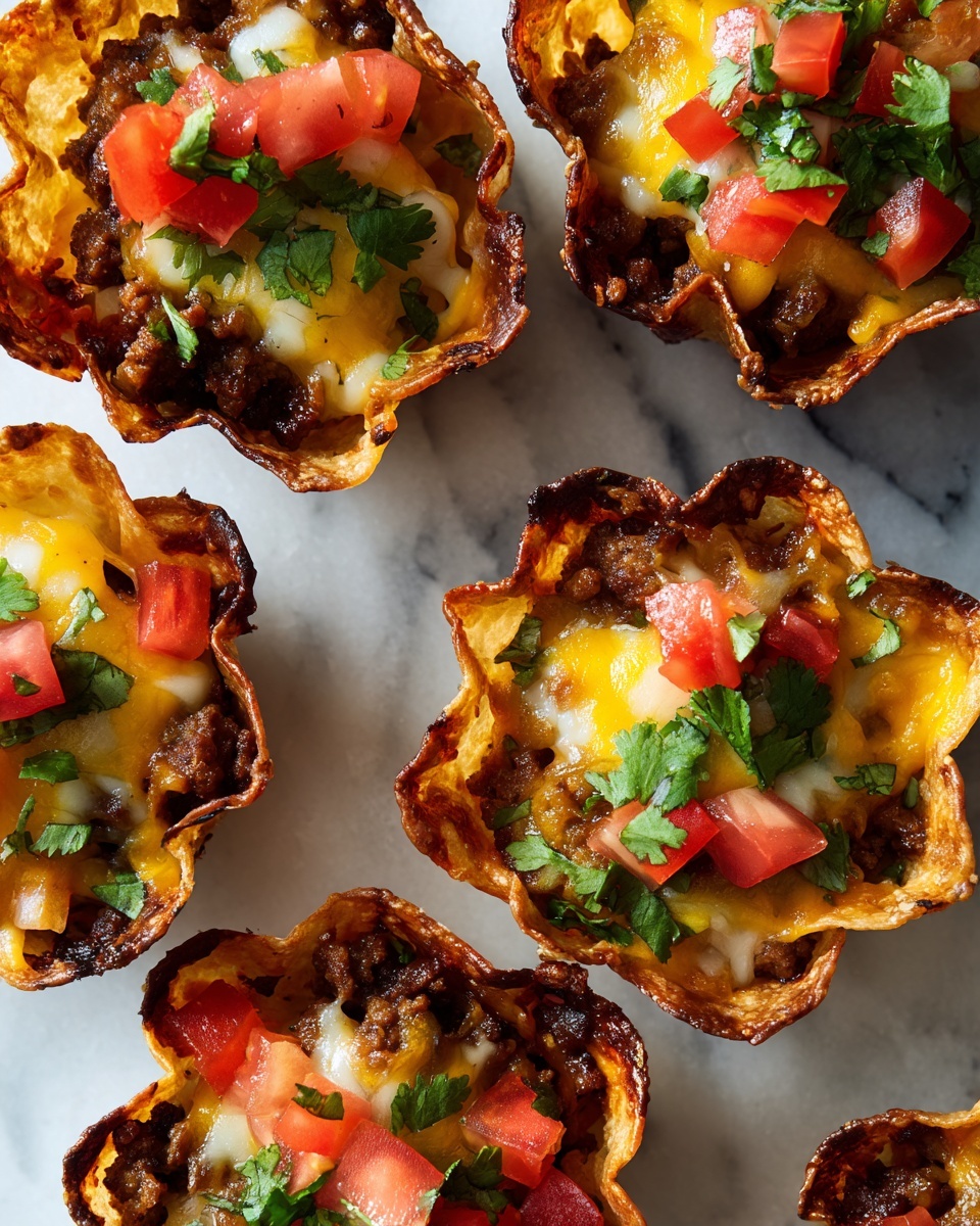 Crunchy Taco Cups Recipe - Recipe Image