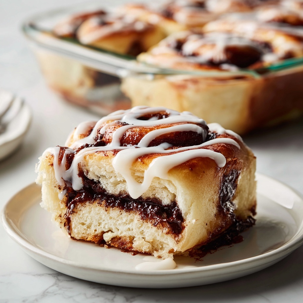 Gooey Chocolate Cinnamon Rolls Recipe - Recipe Image