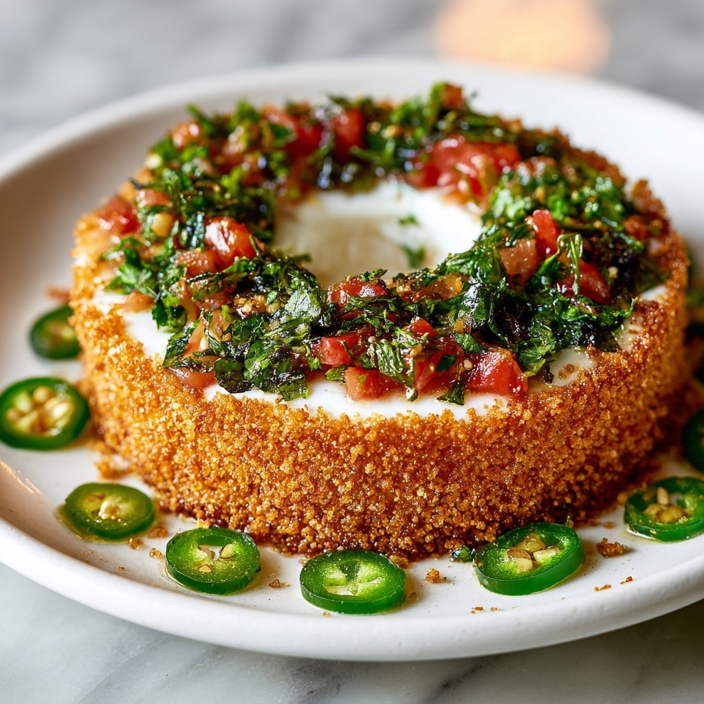 Christmas Taco Cheese Ball Wreath Recipe - Recipe Image