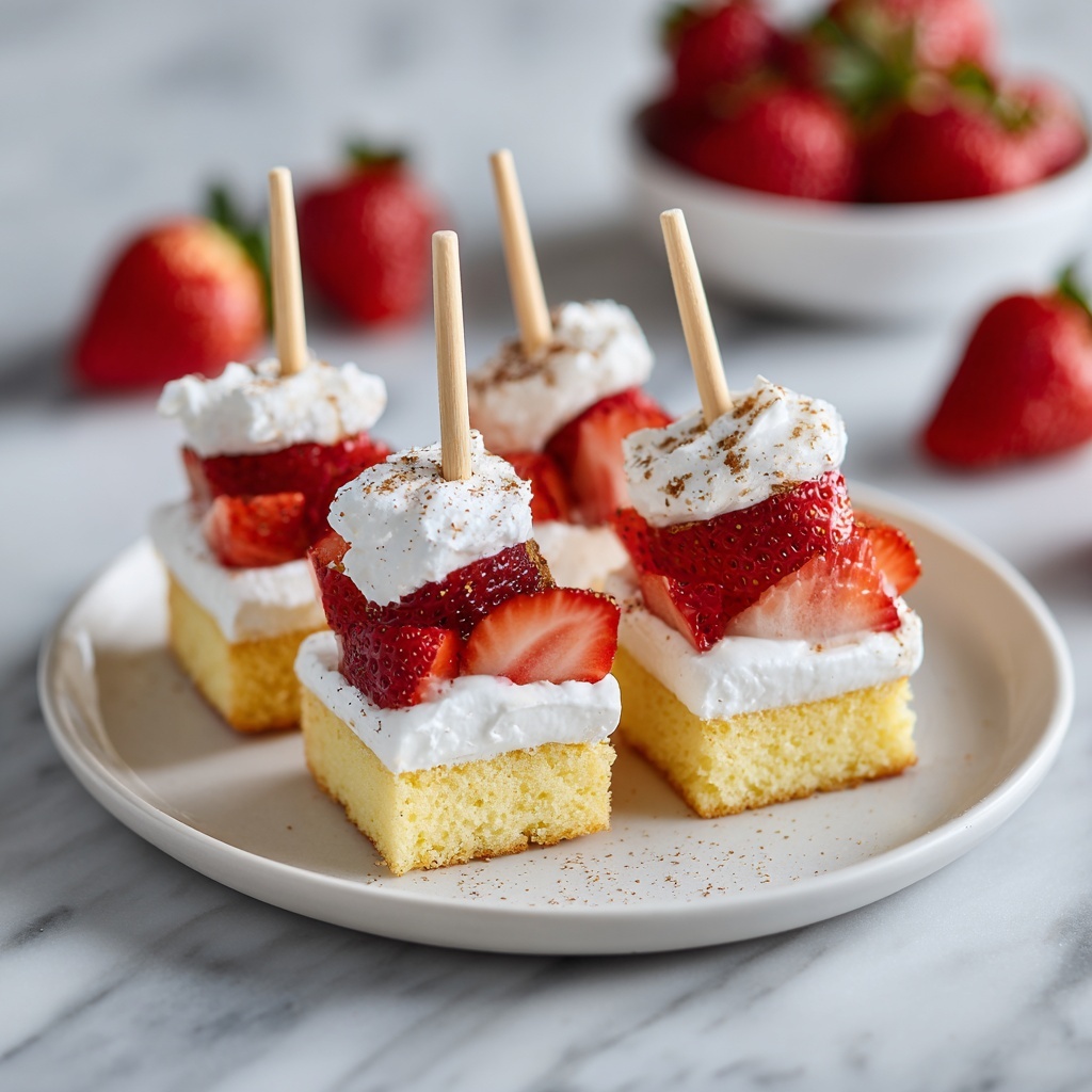 Strawberry Shortcake Kabobs: A Delicious and Easy Dessert Recipe - Recipe Image