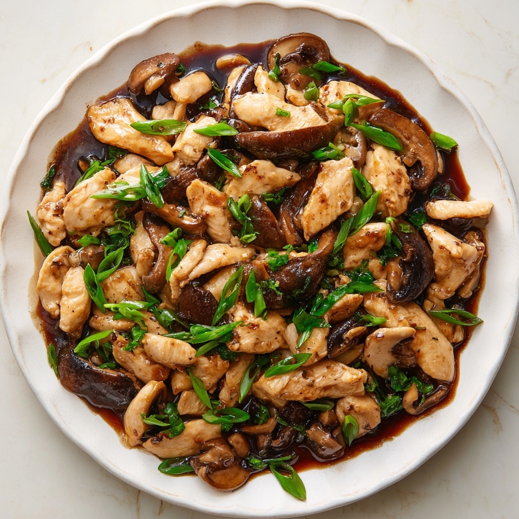 Chicken and Mushroom Stir-Fry Recipe - Recipe Image