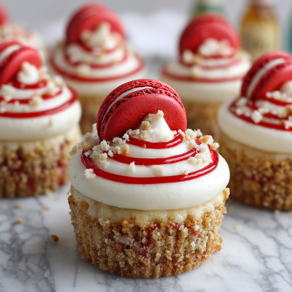 Mini Jammie Dodger Cheesecakes Recipe - Recipe Image