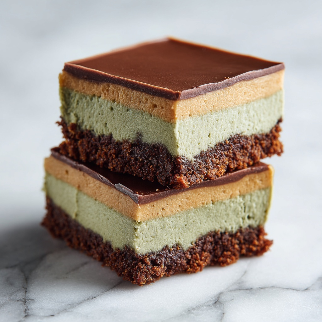 Matcha Brownie Mochi (Brochi) Recipe - Recipe Image