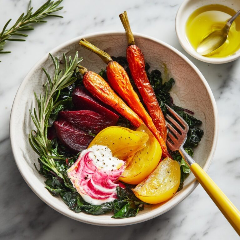 Roasted Beets and Carrots Salad with Burrata Recipe