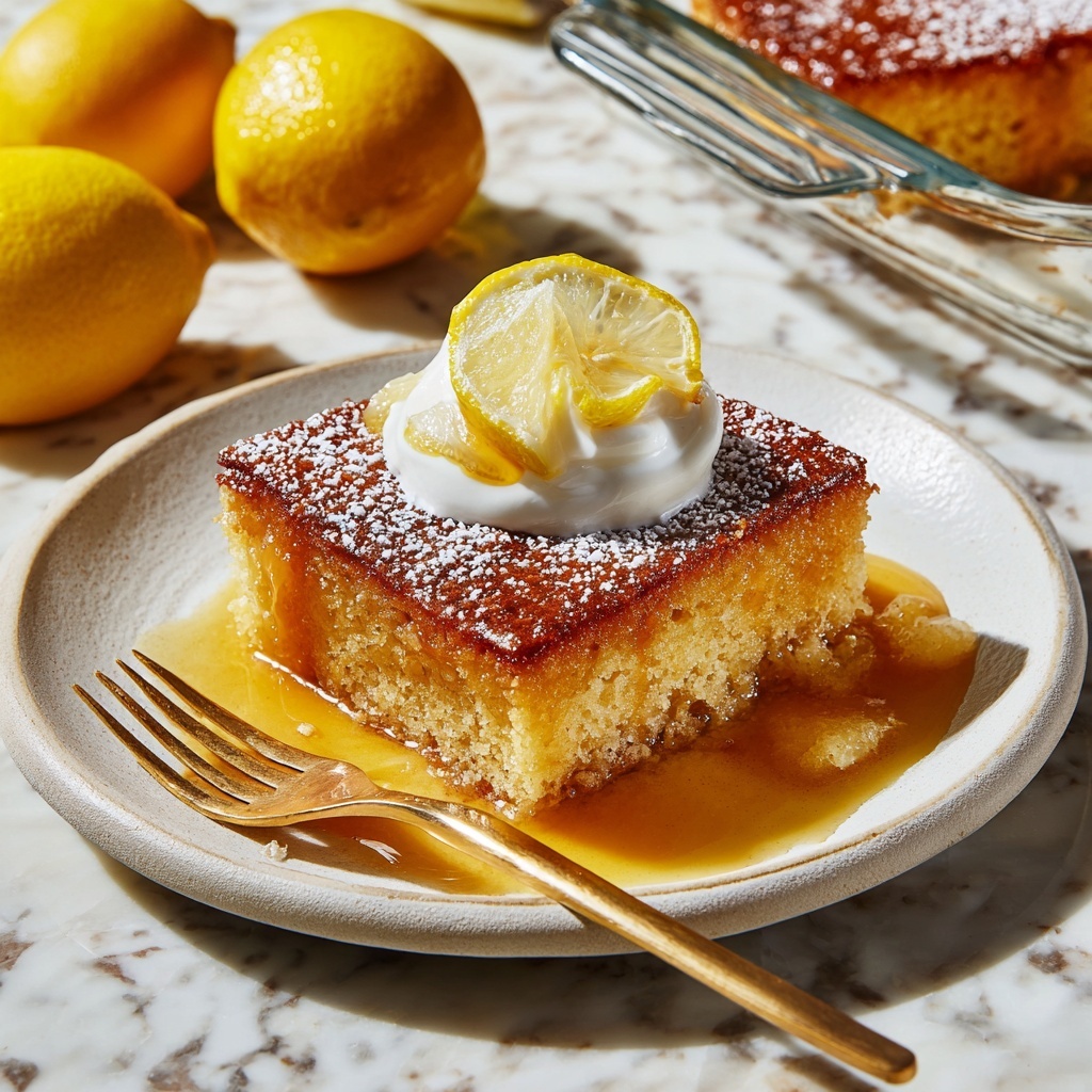 Luscious Lemon Pudding Cake Recipe - Recipe Image