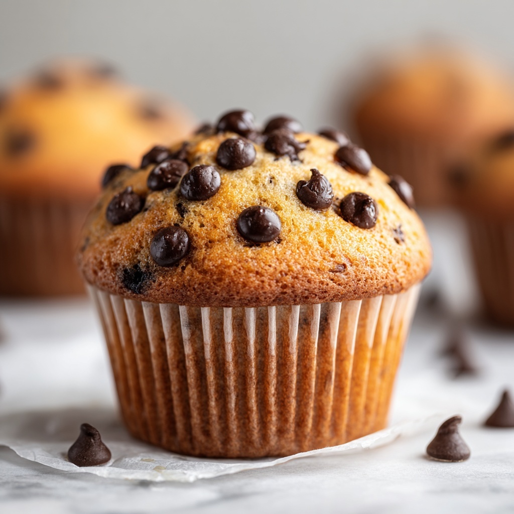 Bakery-Style Chocolate Chip Muffins Recipe - Recipe Image