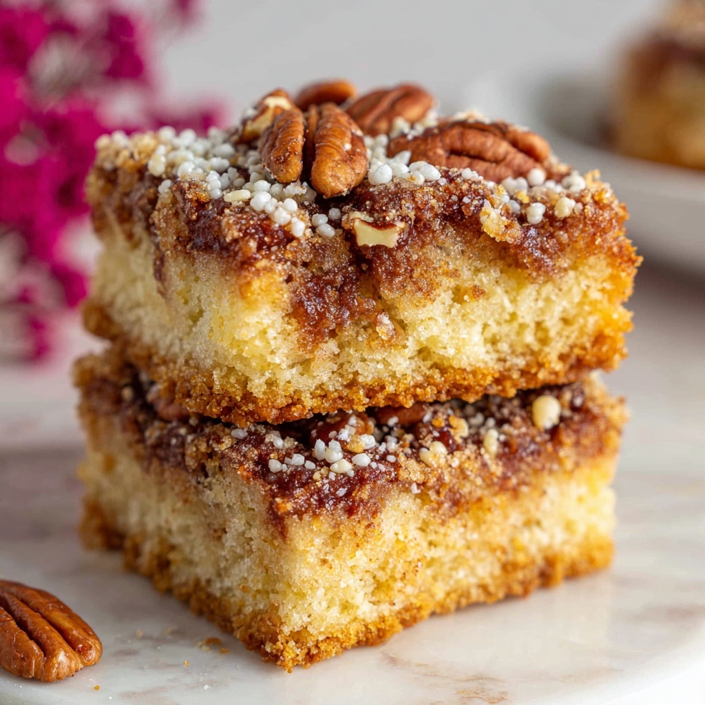 Rhubarb Streusel Coffee Cake Recipe - Recipe Image