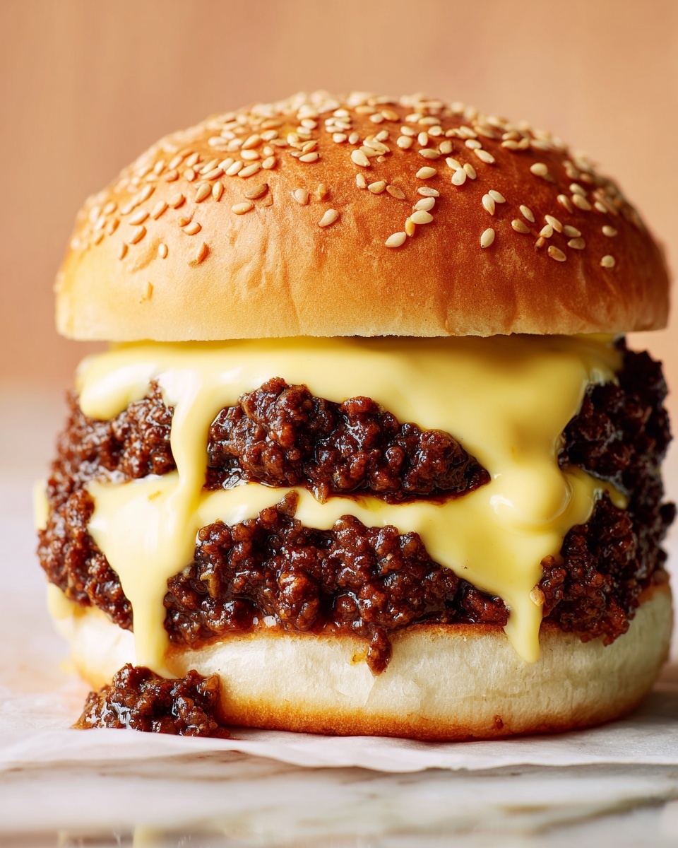 Cheesy Sloppy Joes Recipe - Recipe Image